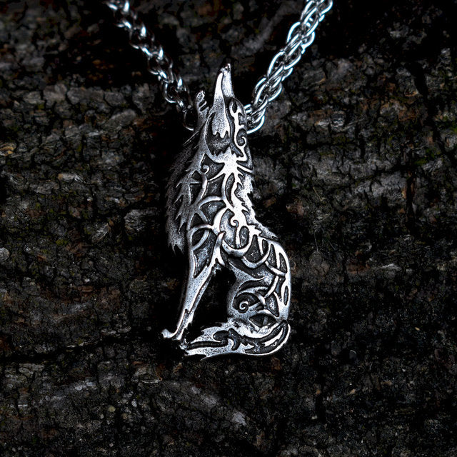 Wolf Necklace Pendant