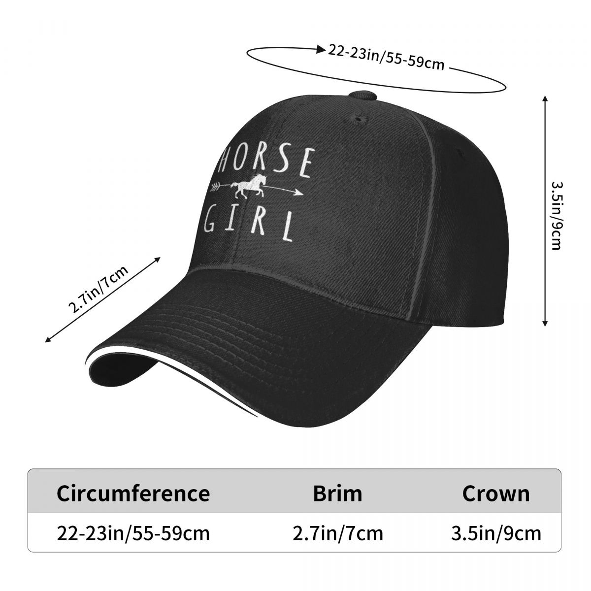 Horse Girl Rider Cap