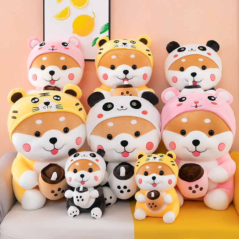 Sippin' Shiba Plush