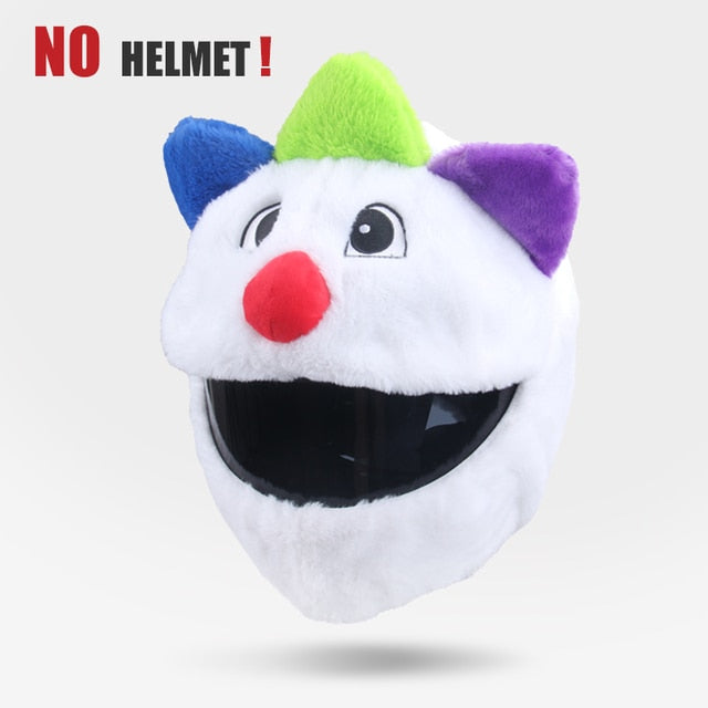 Motorcycle Helmet Furry Hat