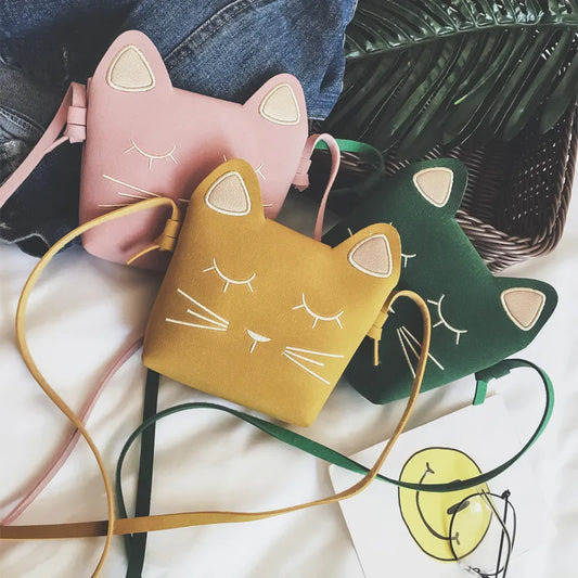 Kitty Face Kids Purse