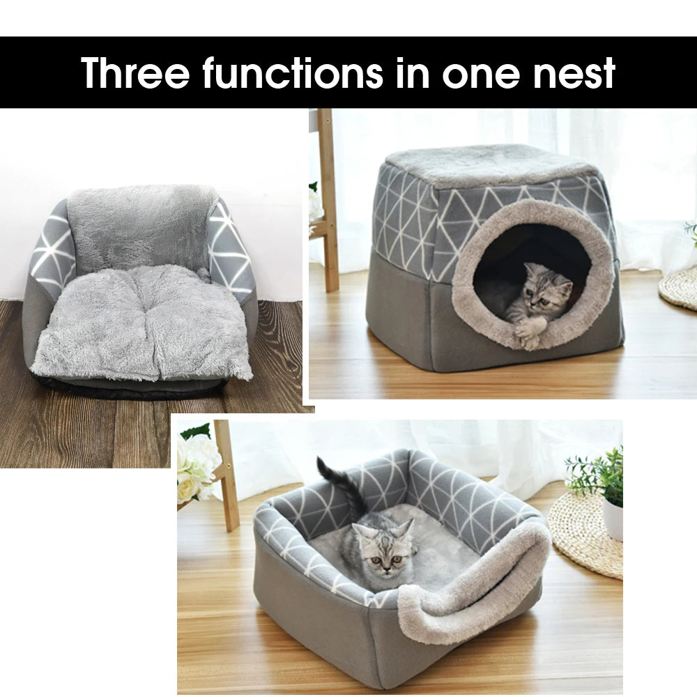 3-in-1 Cozy Cat Nest