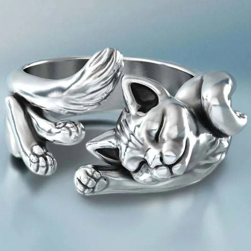 Vintage Cat Ring