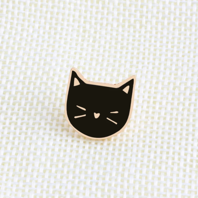 Black and White Kitten Pins