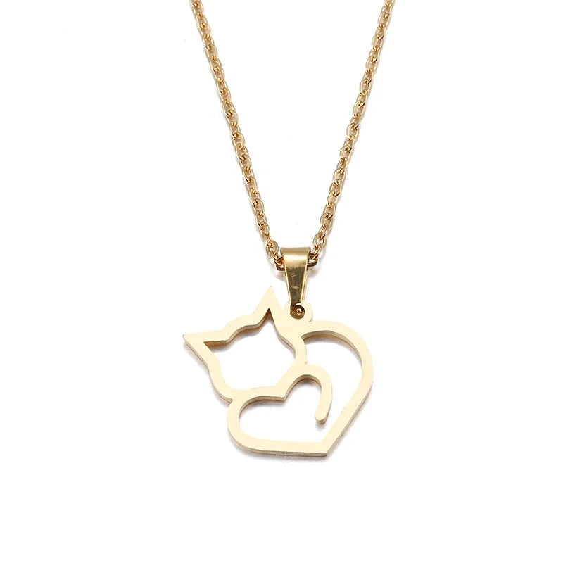 WhiskerHeart Charm Necklace