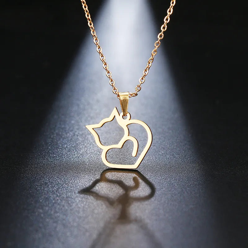 WhiskerHeart Charm Necklace