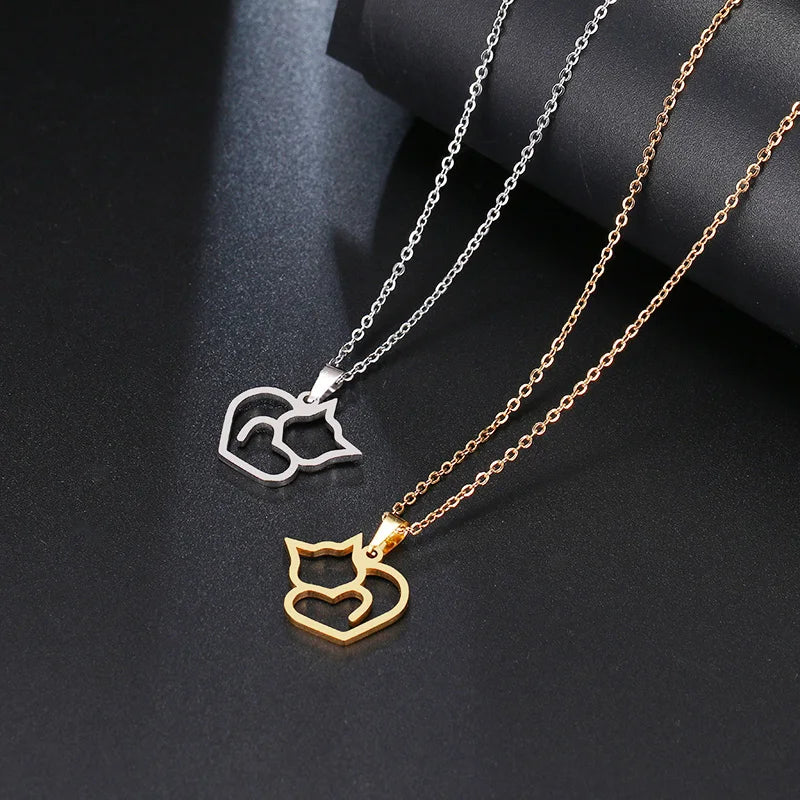 WhiskerHeart Charm Necklace