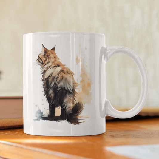 Artistic Cat Portrait Mug