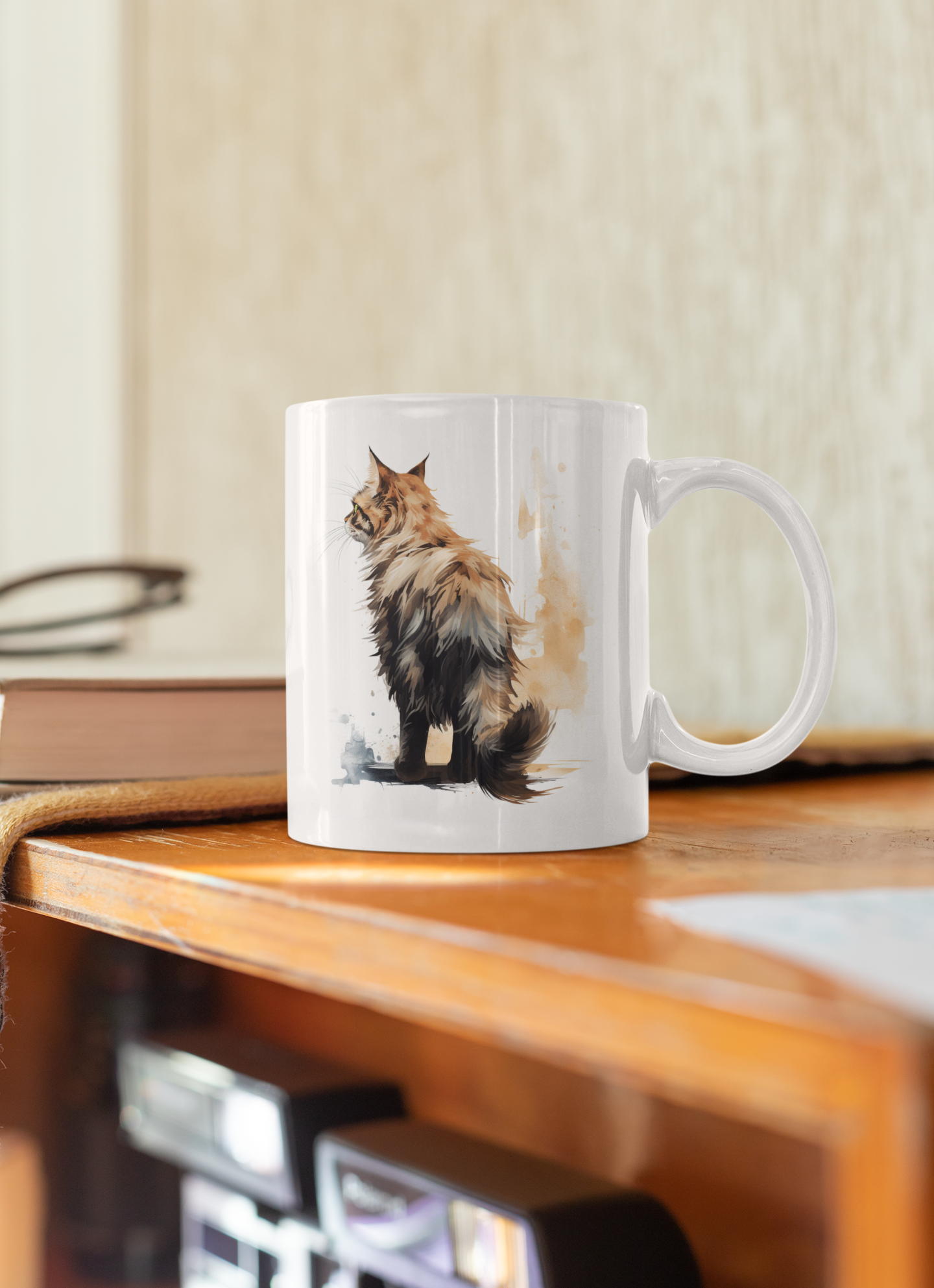 Artistic Cat Portrait Mug