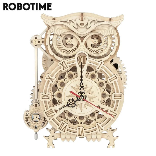 Robotime Rokr Owl Clock