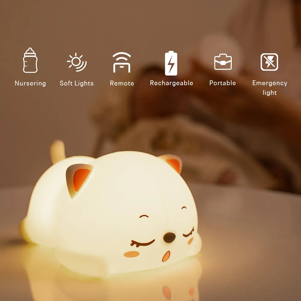 SlumberKitty Silicone Nightlight