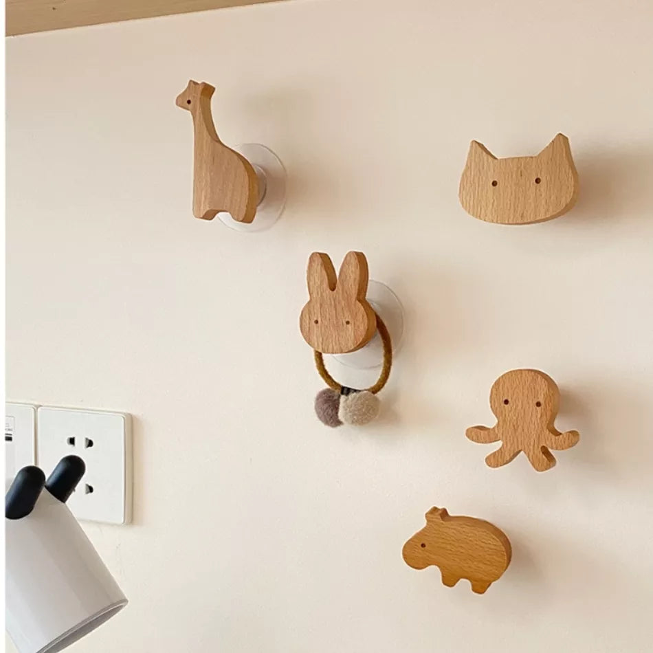 Minimalistic Wooden Hooks