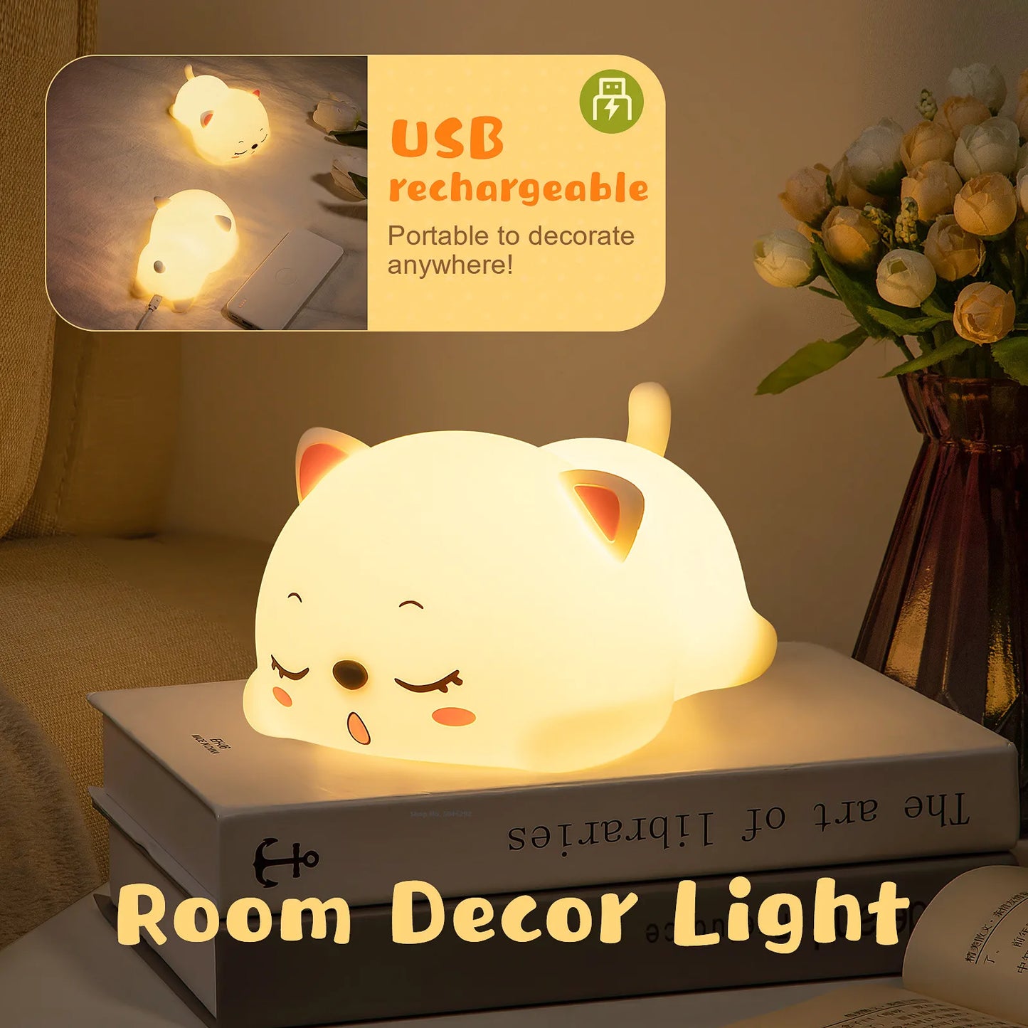 SlumberKitty Silicone Nightlight