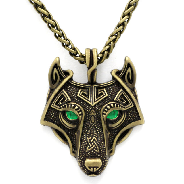 Valkyrie Wolf Necklace