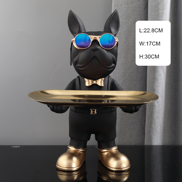 Frenchie Butler Statue