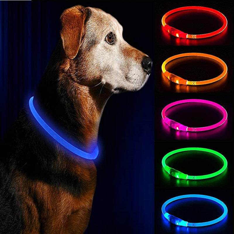 LED Waterproof Dog Collar